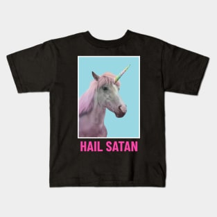 Satanic Unicorn Kids T-Shirt